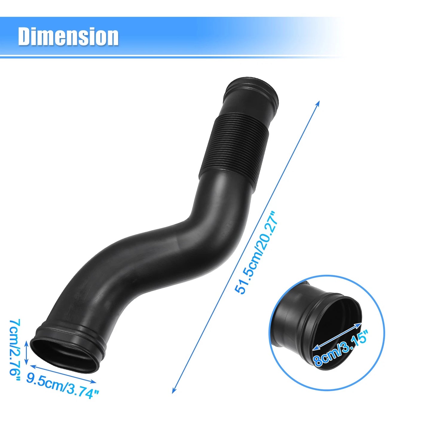1 Pair Air Intake Hose Tube for Mercedes-Benz GL450 GL550 (2008–2012)