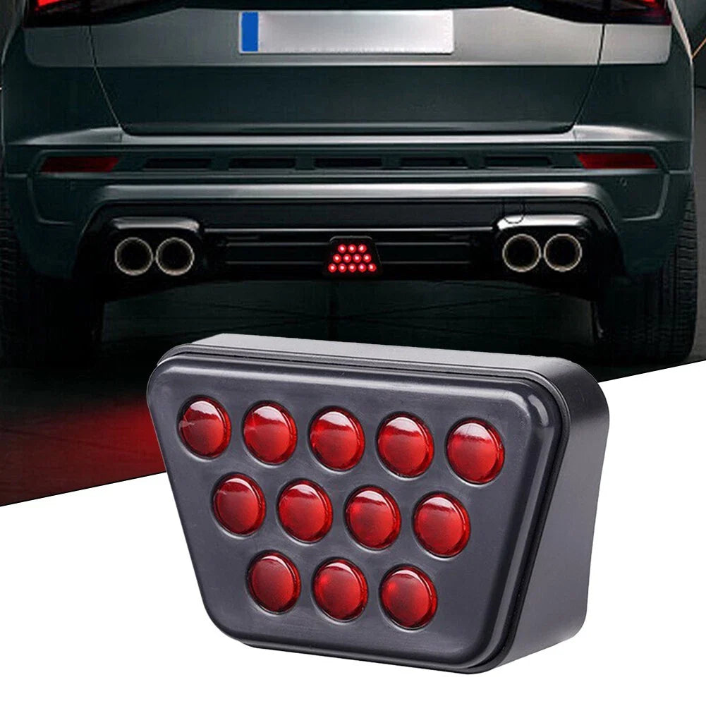 F1 Style Red 3rd Third Rear Tail Brake Stop Light for Cars Trucks SUVs