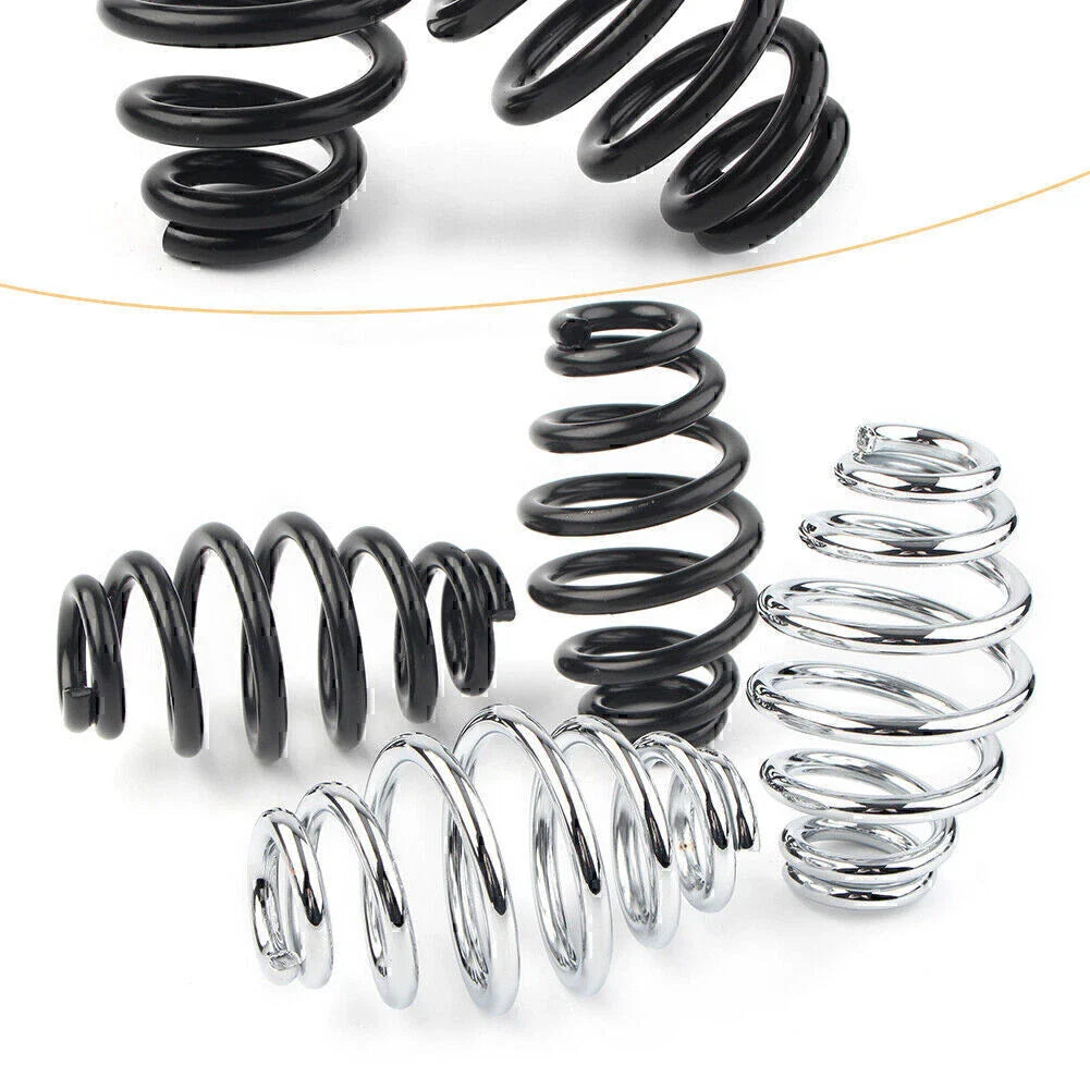 3" Barrel Coiled Solo Seat Springs for Harley Chopper Bobber Softail