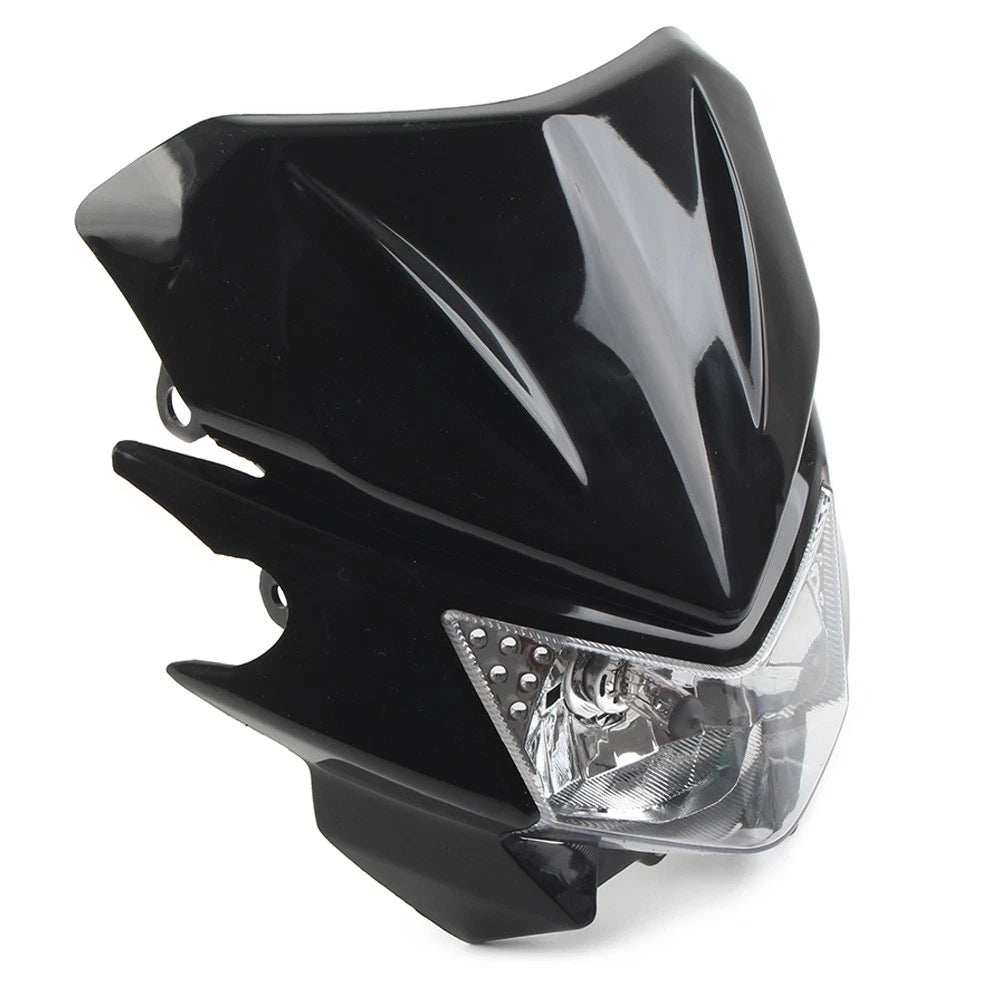 Universal Motorcycle Fairing Headlight Lamp Hi/Lo for Street Fighter (2010–2023)