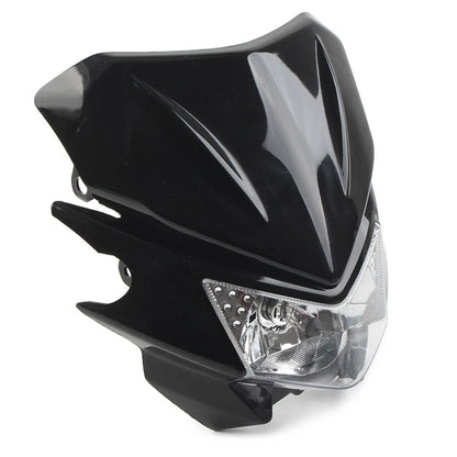Universal Motorcycle Fairing Headlight Lamp Hi/Lo for Street Fighter (2010–2023)