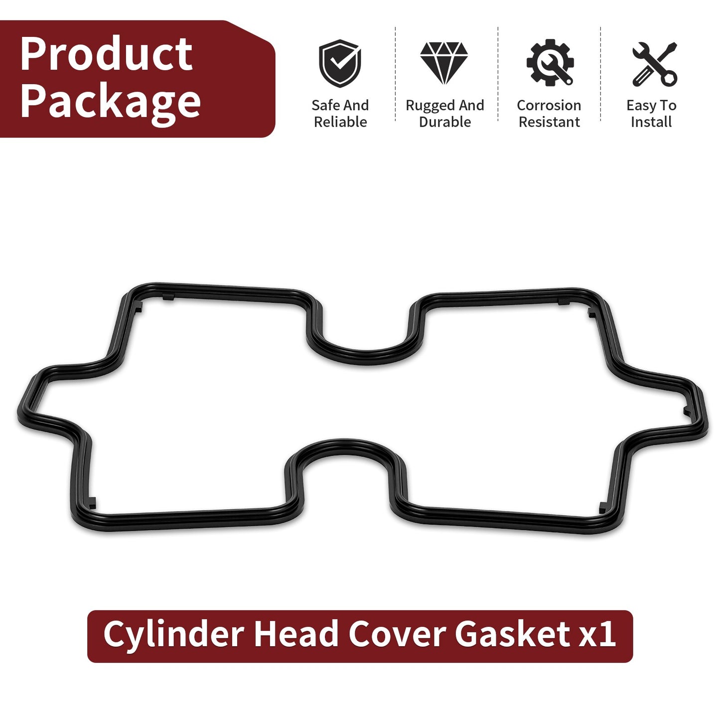 Cylinder Head Cover Gasket for Honda Magna Sabre Interceptor (1982–1986)