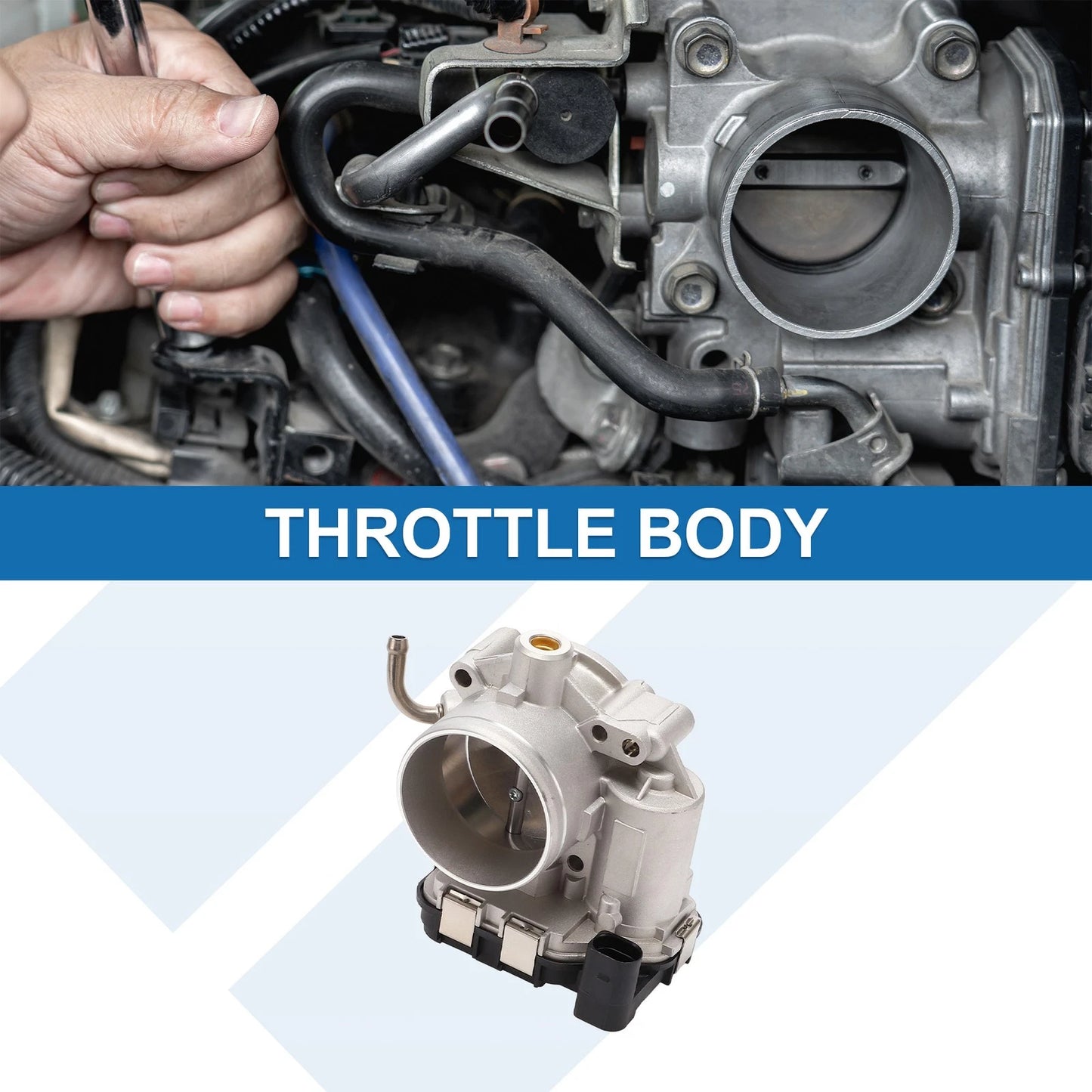 Throttle Body No. 07K133062A for Volkswagen Jetta Beetle Rabbit Golf Passat