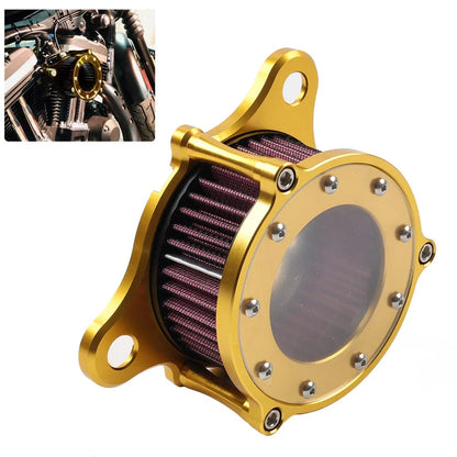 Gold Clear Air Cleaner Intake Filter for Harley Sportster XL 883 XL 91-22
