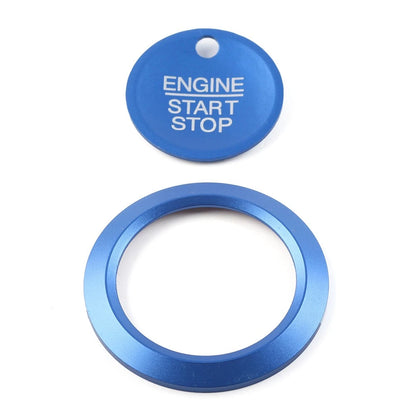 Engine Start Stop Switch Button Cover Trim for Ford F150 Raptor (2015–2020) Blue