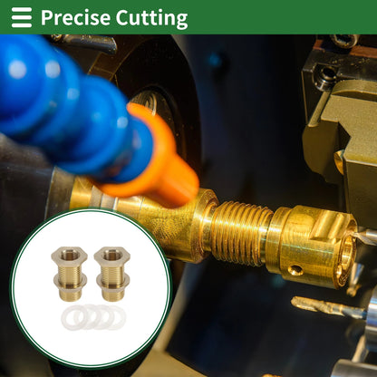 1/2" Male External Thread Connector Pipe Fittings with Thick Silicone Pad