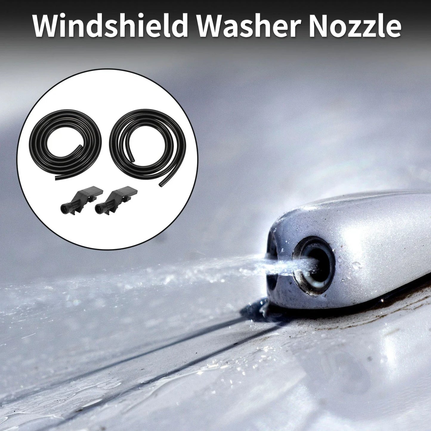 Windshield Washer Nozzle & Fluid Hose for Honda HR-V (2016-2023)
