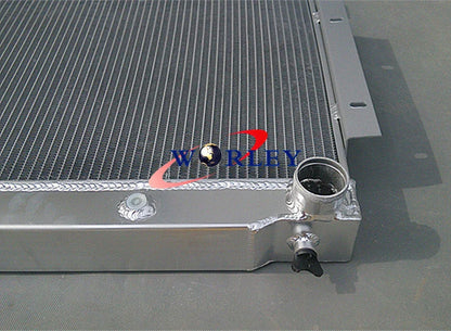 3 Row Aluminum Radiator + Fans for Jeep CJ5 CJ6 CJ7 (1972-1986)