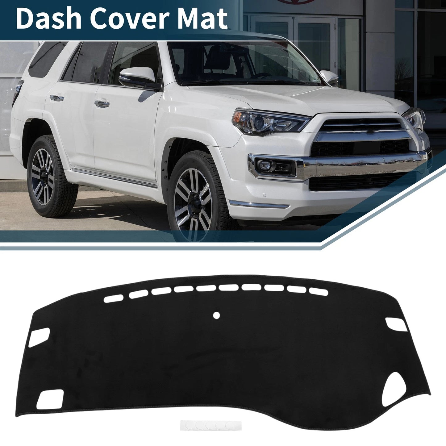 Dashboard Cover Mat for Honda Odyssey RC1 RC2 (2018–2023) Black