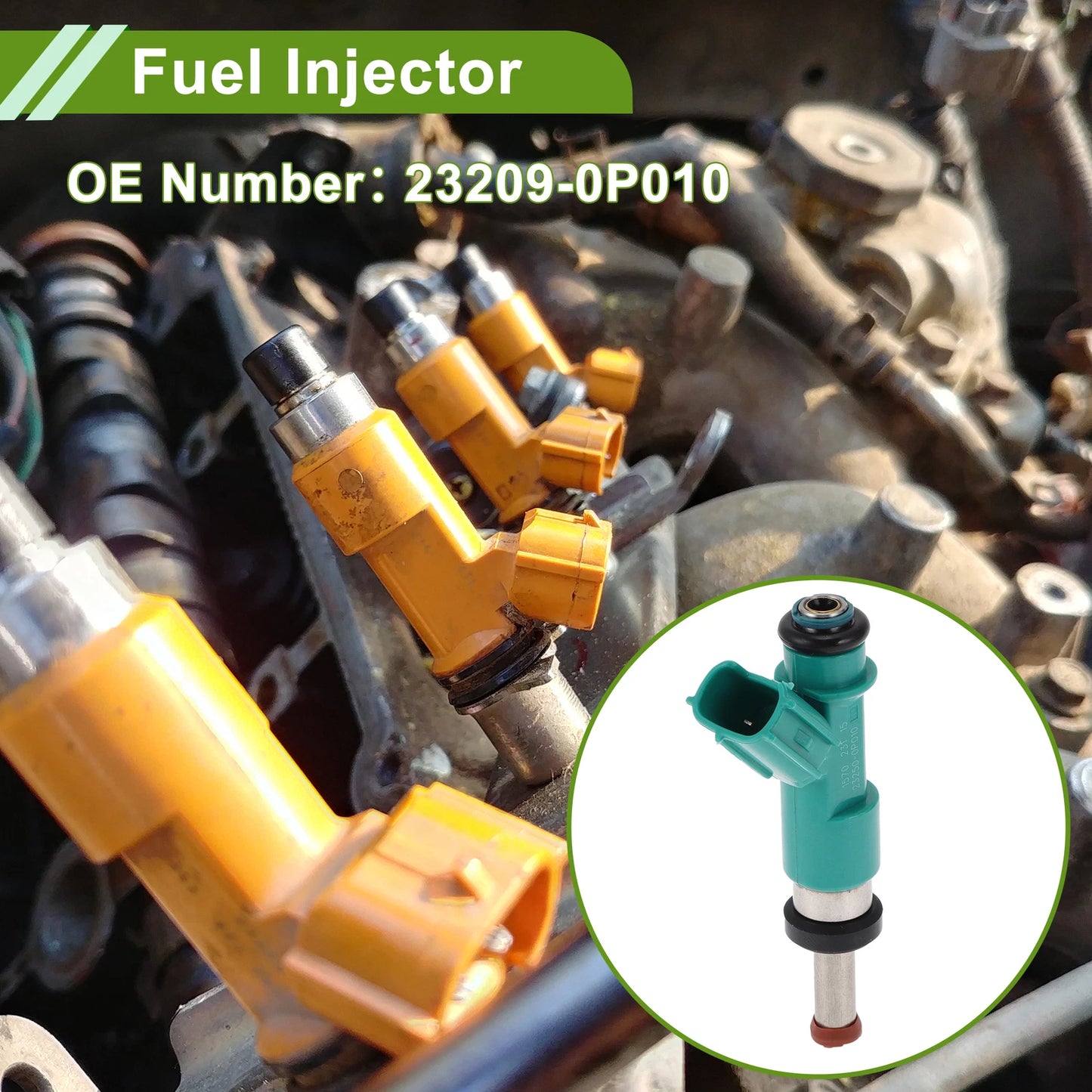 Fuel Injector No. 23209-0P010 for Toyota Camry (2018–2023)