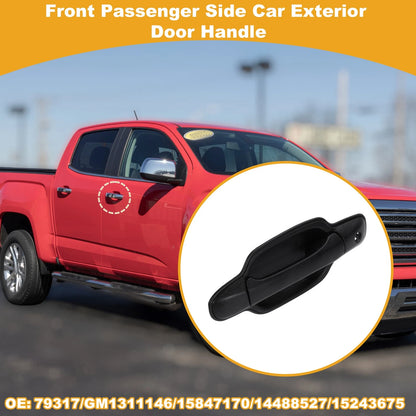 Front Right Exterior Door Handle No. 79317 for GMC Canyon (2009–2012)