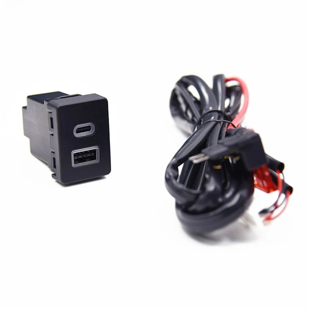 18W Type-C + QC3.0 Fast Charger for Ford Transit (2015-2023)