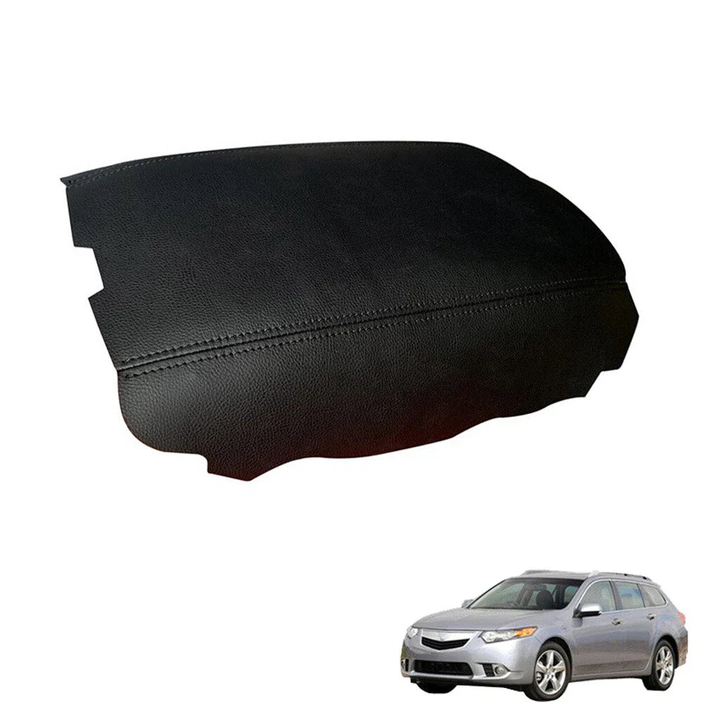 Leather Trim Center Console Lid Armrest Cover for Acura TSX (2009-2014)