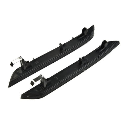 Smoked Black Side Logo Reflector Front Bumper Lamps