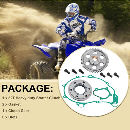 Starter Clutch Gear Kit for Yamaha YFM660R Raptor 660R (2004–2005)