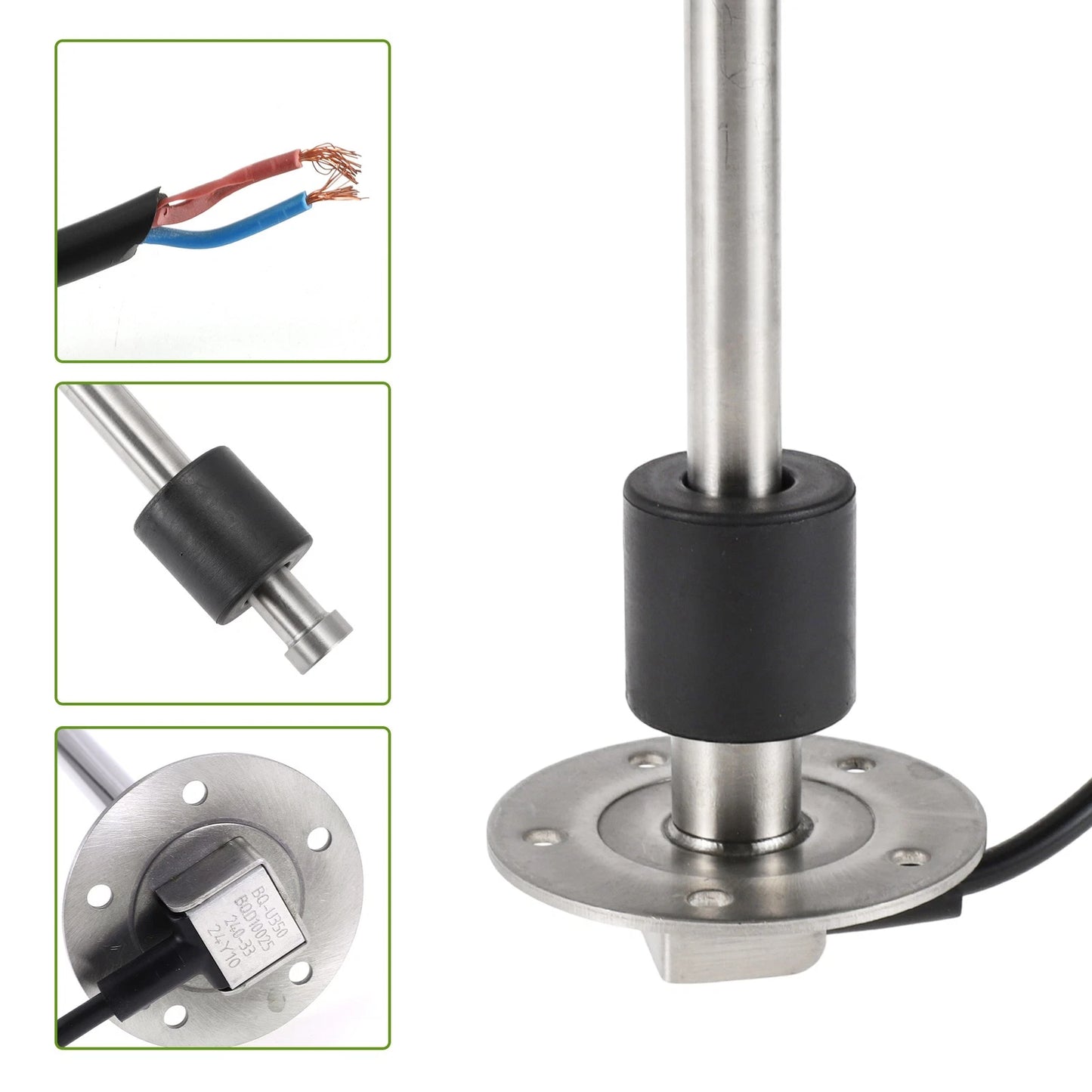 Fuel Sending Unit and Gauge Kit 240-33 Ohm for Boat Car Vehicle