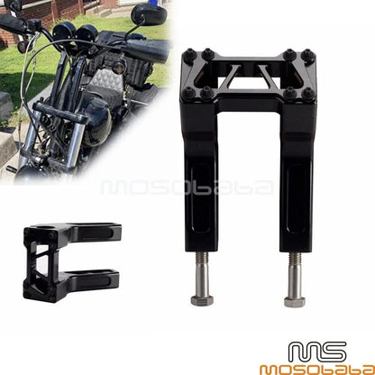 1-1/8" Handlebar Pullback Riser 6" for Harley Sportster Dyna Softail