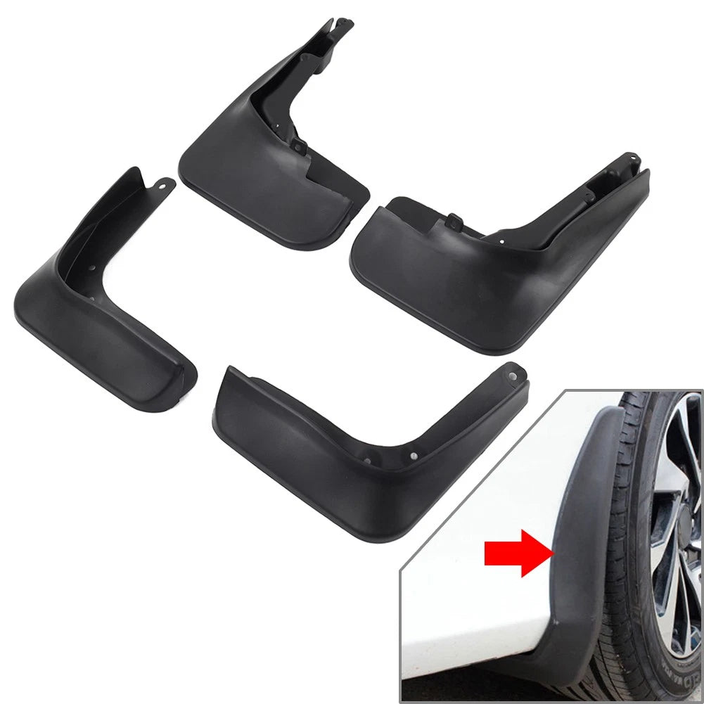 Set of 4 Mud Flaps Splash Guards for Ford Fusion (2013–2019)