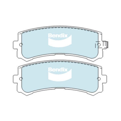 Set of 4 Rear Disc Brake Pads for Nissan Patrol GU Y61 (2001–2010)