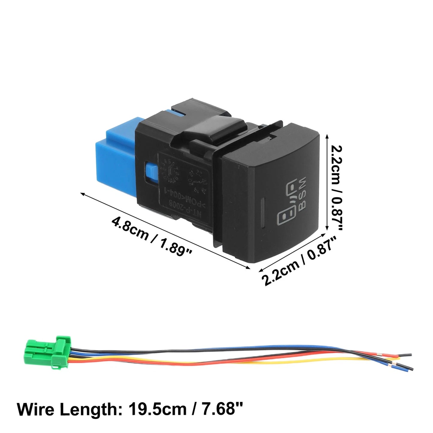 Hole Expansion Port Switch BSM Blind Spot Switch for Toyota