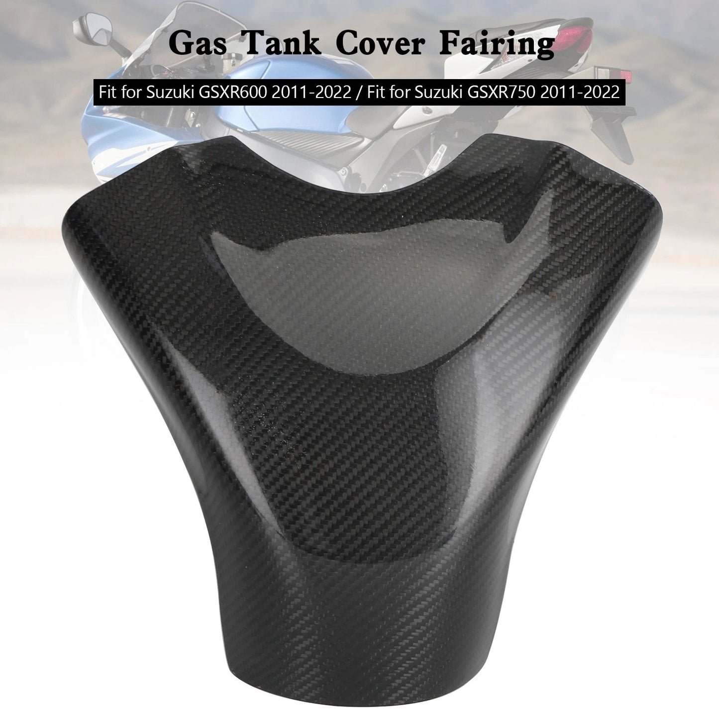 Carbon Fiber Tank Cover Fairing for Suzuki GSXR600 GSXR750 (2011–2025)