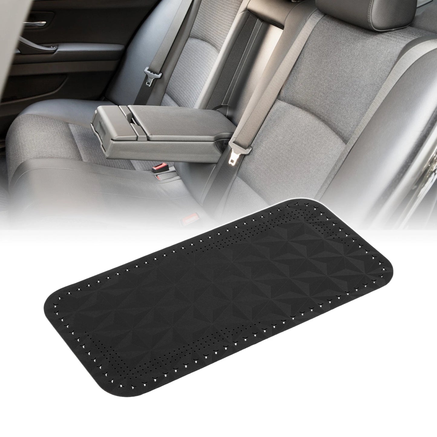 Center Console Cushion Pad for Car Armrest Seat Box Cover (12.59" x 6.29")