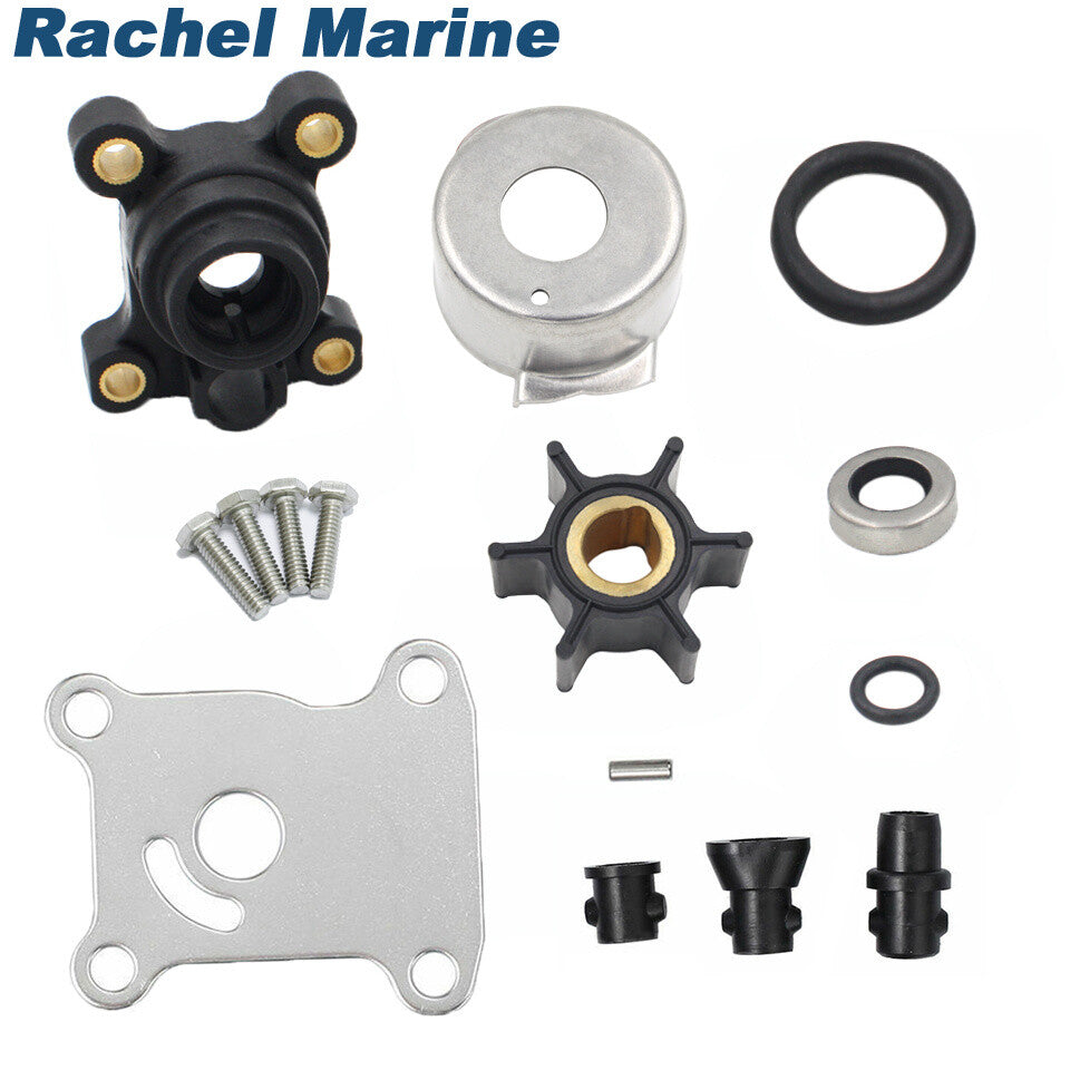Water Pump Impeller Repair Kit for Johnson Evinrude Outboard (9.9HP, 15HP)