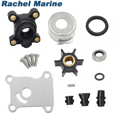 Water Pump Impeller Repair Kit for Johnson Evinrude Outboard (9.9HP, 15HP)