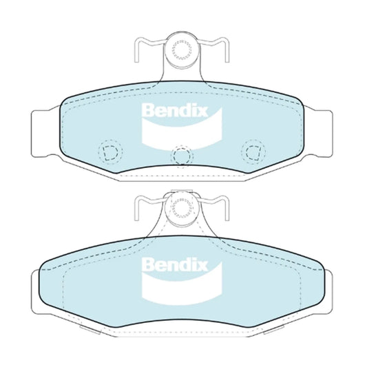 Rear Disc Brake Pad Set for Nissan Skyline R31 3.0L RB30E (1986 - 1990)