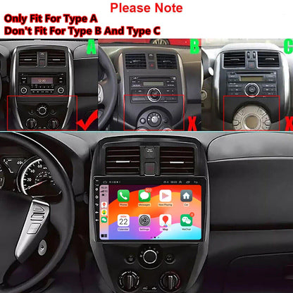 10.1'' Carplay Stereo GPS Navigation for Nissan Versa Sedan (2015-2019)