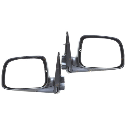 Set of 2 Black Electric Side Door Mirrors for Holden RA Rodeo Ute (2003–2008)