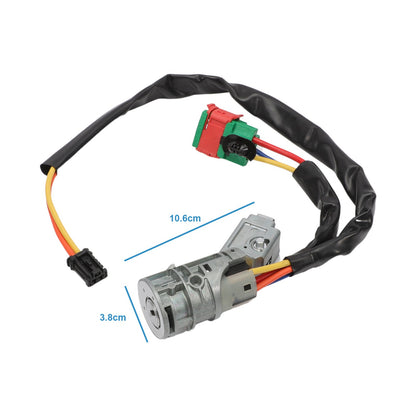 Ignition Switch Lock Cylinder Assembly with 2 Keys for Citroën C3 (2002–2009)