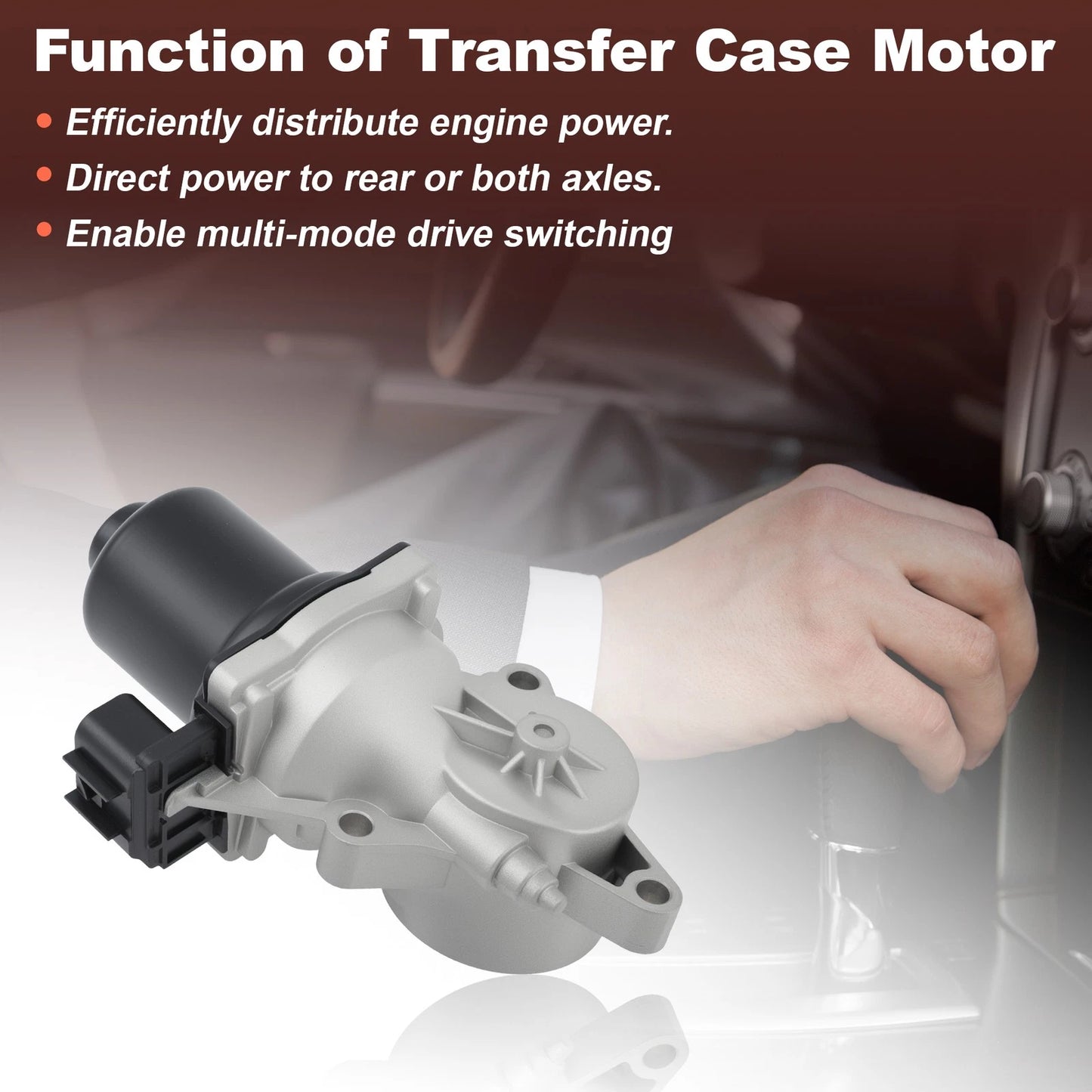 600-914 Transfer Case Shift Motor for Chevrolet Silverado 2500 3500HD (2007–2014)