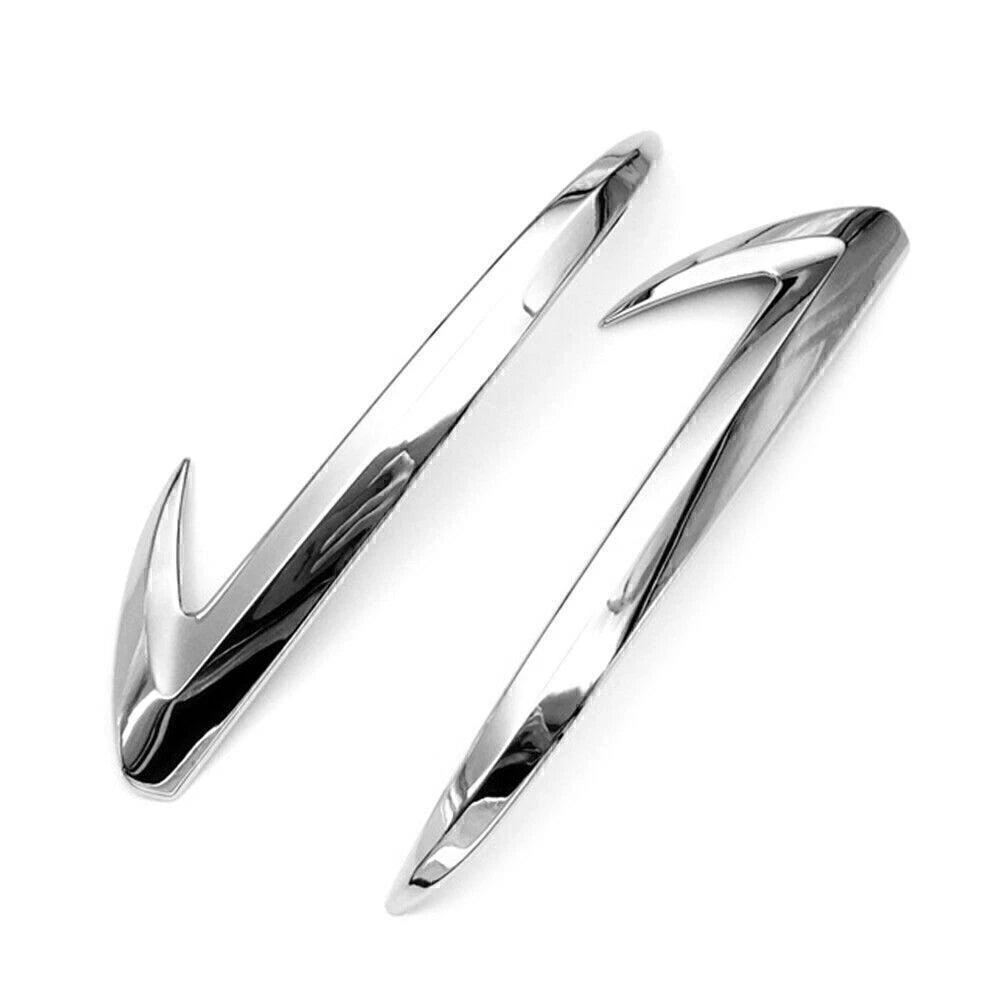 2X Chrome Rearview Side Mirror Strip Garnish Trim for Toyota C-HR (2016–2021)