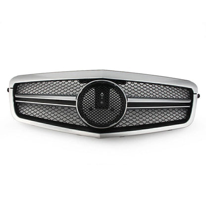 Chrome Front Upper Bumper Mesh Grille for Mercedes E-Class W212 (2010-2013)