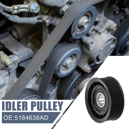 Drive Belt Idler Pulley for Mercedes-Benz C 230 (2006–2007) 5184638AD