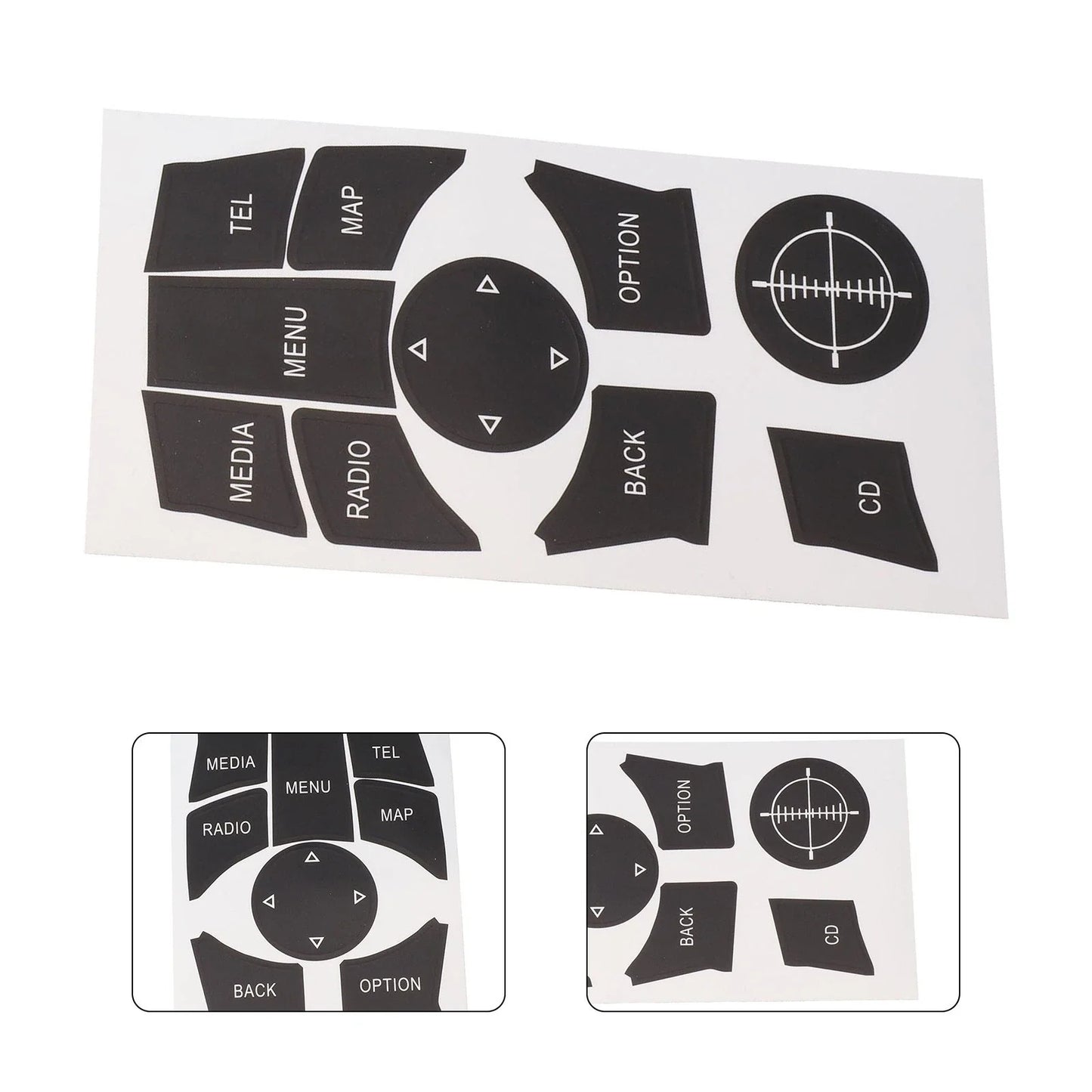 iDrive Button Repair Decal Sticker for BMW F30 F31 F34 E90 E92 E93 (2009–2015)