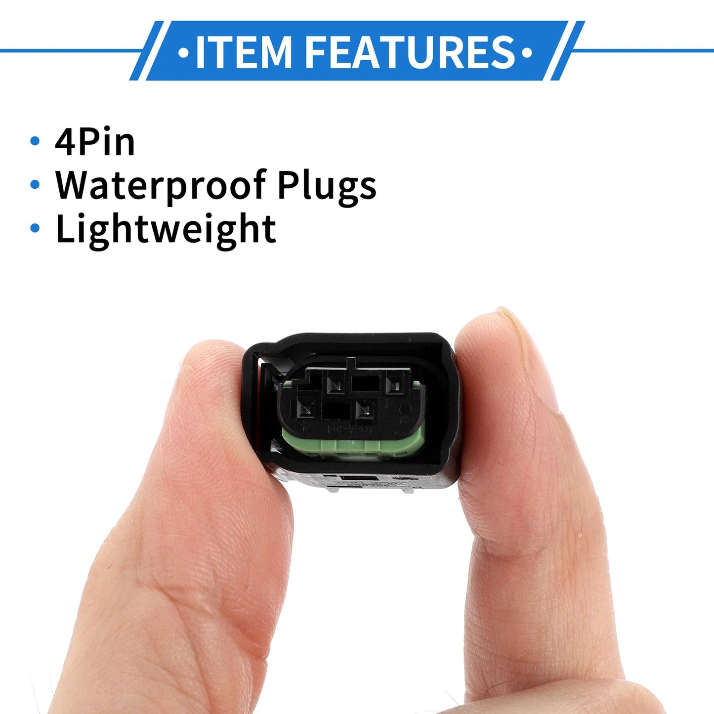 1x 4 Pin Tail Turn Signal Light Connector Plug for BMW