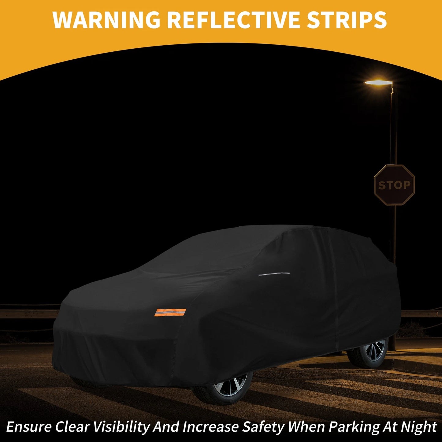 Waterproof Car Cover for Honda CR-V (2017–2023) 210D-PU with Zipper