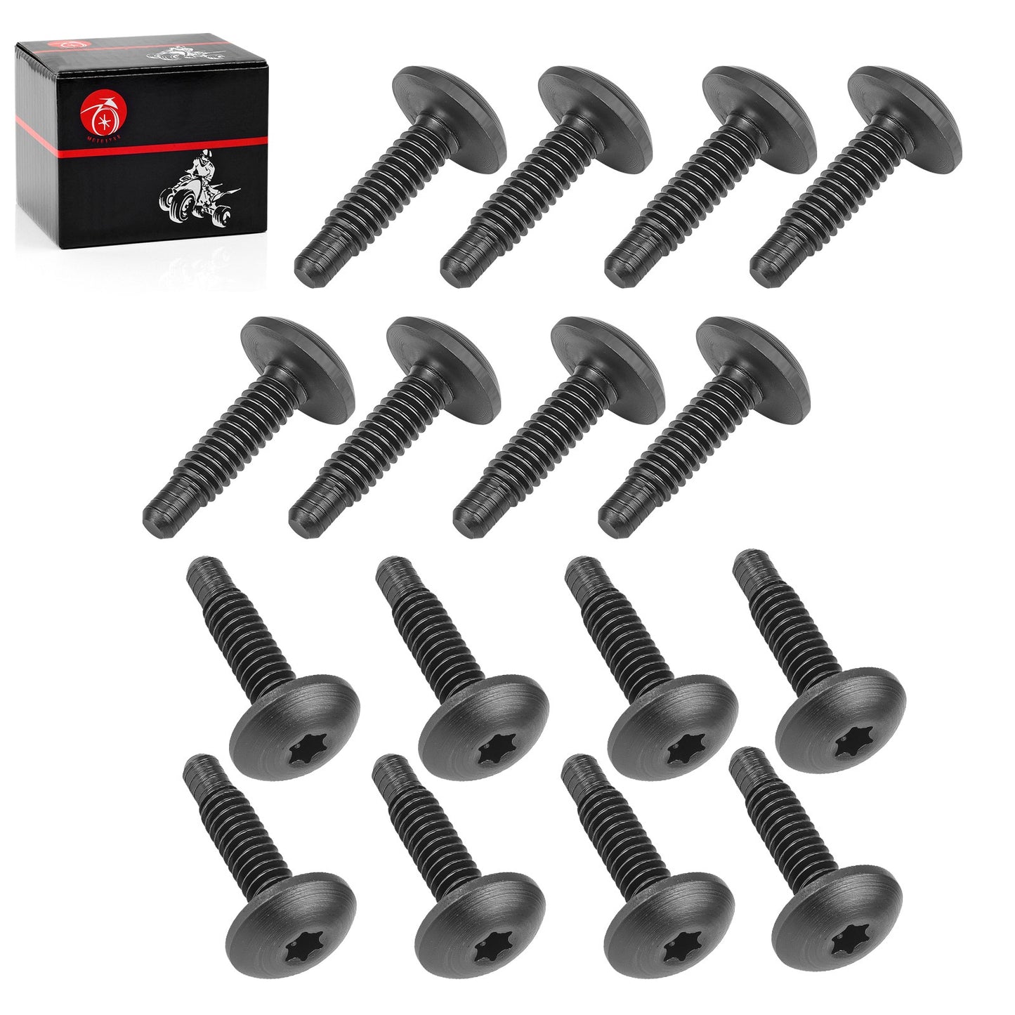 16 Body Rack Bolts for Polaris Worker 335, Xpress 400L, Xplorer 300, 400, 500 (2000–2023)
