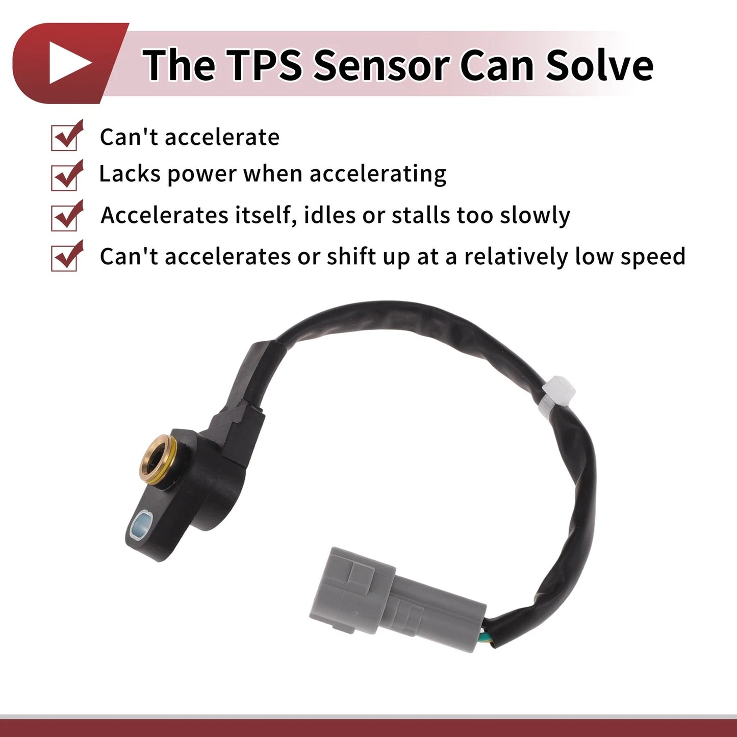 Throttle Position Sensor for Polaris Ranger 700 (2008–2009) No.RF2033SR139JU