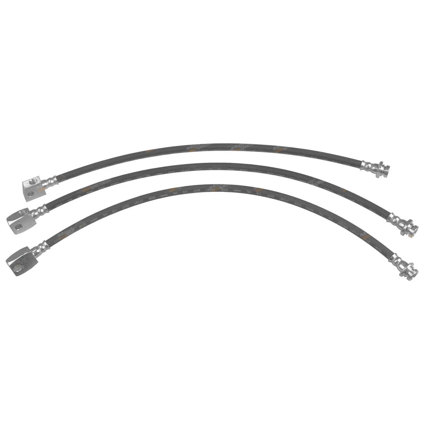 3 Extended Brake Hose Lines for Nissan Patrol GU Y61 (2000–2016)