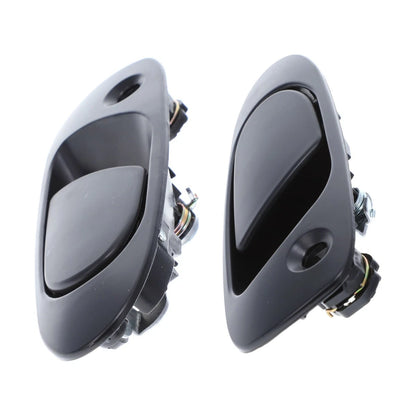Set of 4 Door Handle Outer Black for Honda Civic EG EH (1991–1995)
