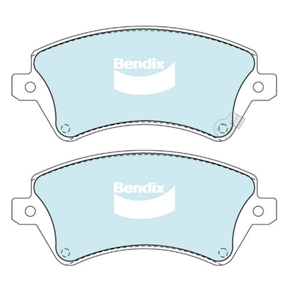 Set of 4 Bendix Front Disc Brake Pads for Toyota Corolla (2001–2006)
