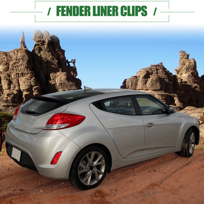 Fender Liner Clips for Hyundai Veloster (2012–2021) No. 865952T500, 10 Pcs