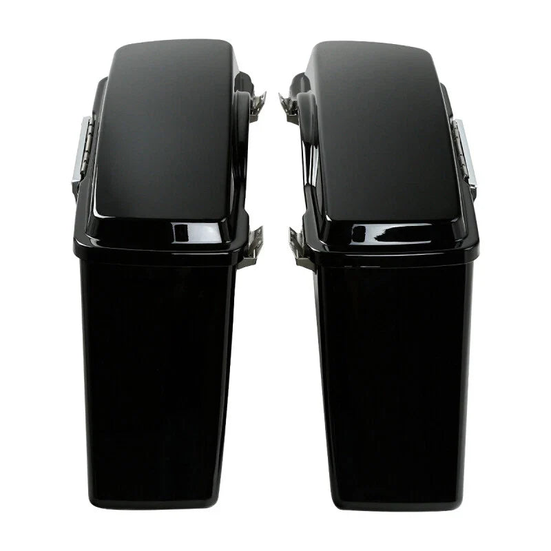 Saddlebags & Chrome Conversion Brackets for Harley Softail