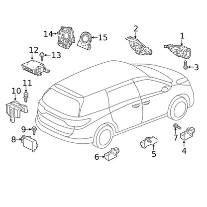 Steering Sensor Assembly for Honda Odyssey Passport Pilot CR-V (2012-2023)