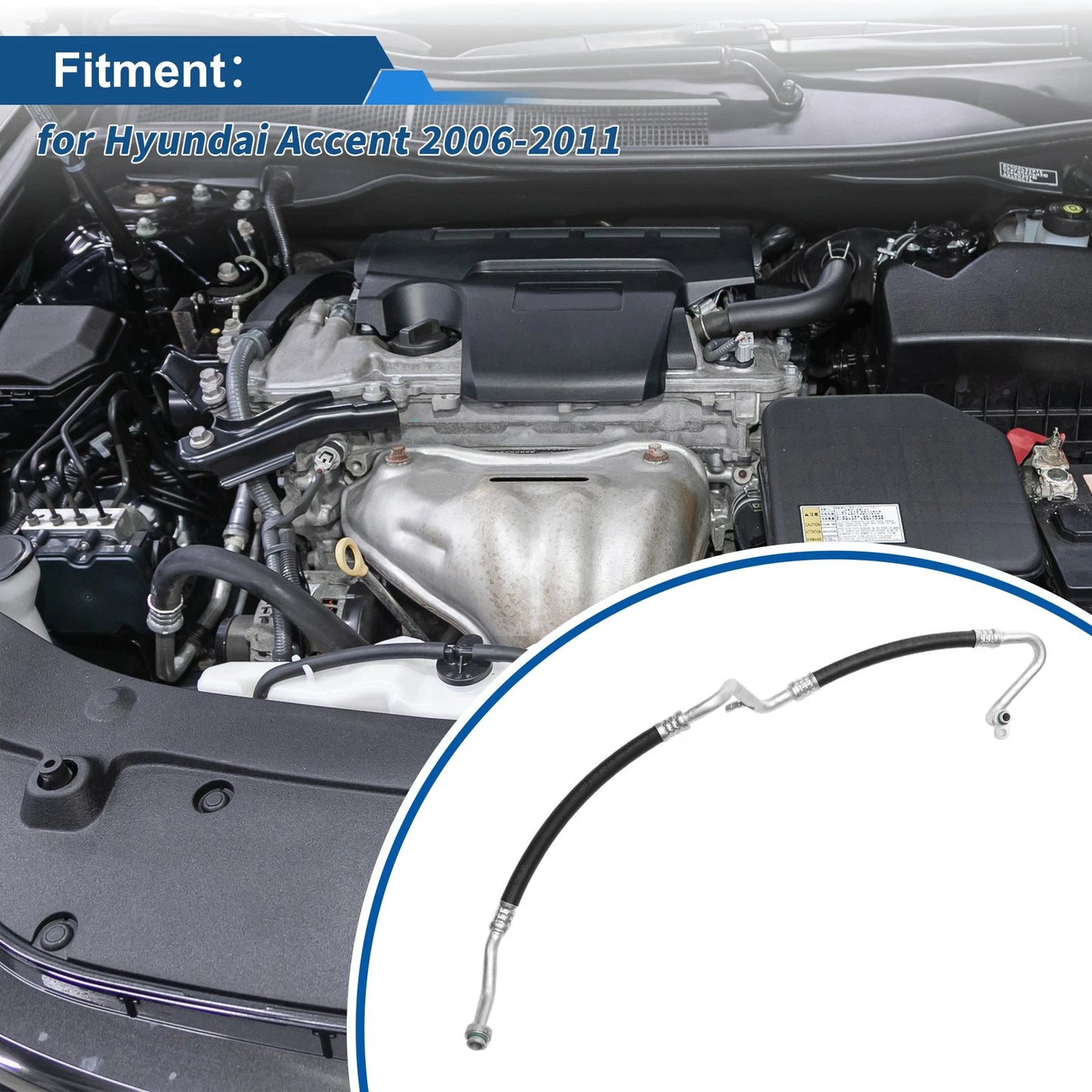 A/C Refrigerant Liquid Hose for Hyundai Accent (2006–2011) No. 977631D210