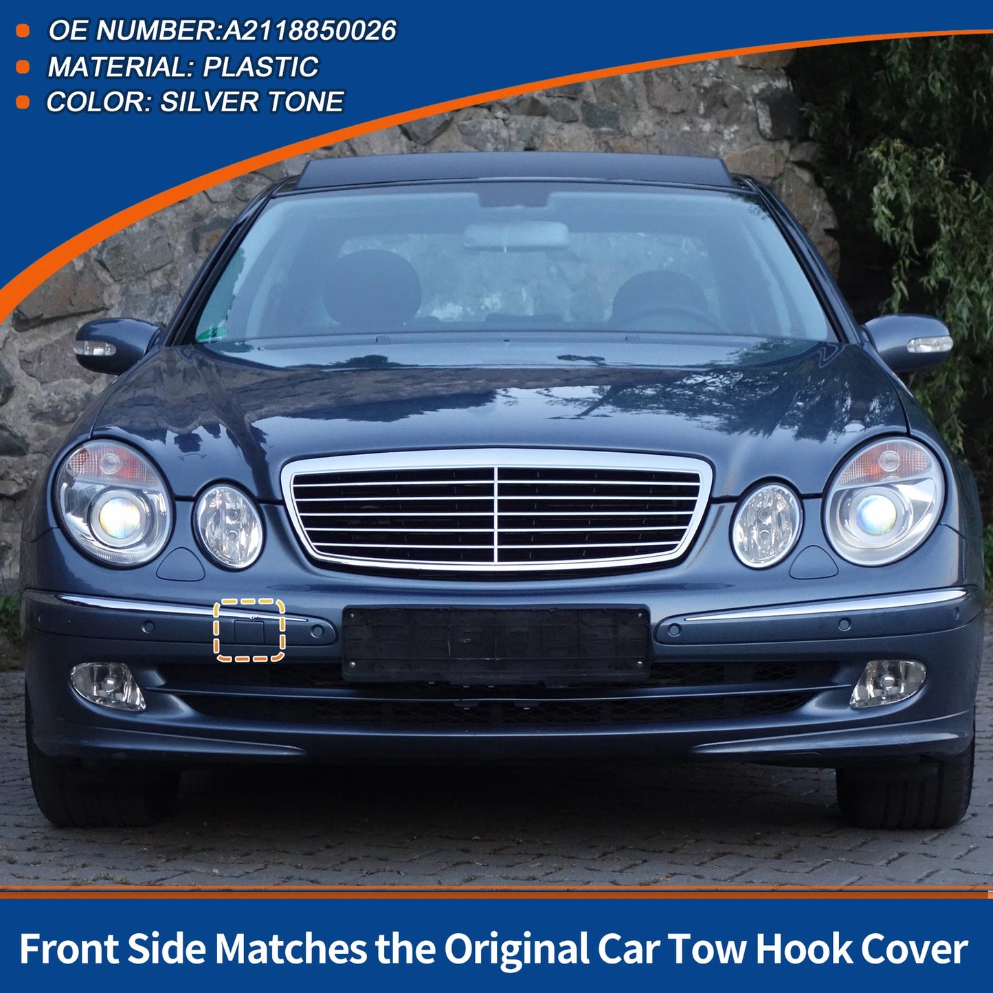 Tow Hook Cover for Mercedes-Benz (A2118850026)