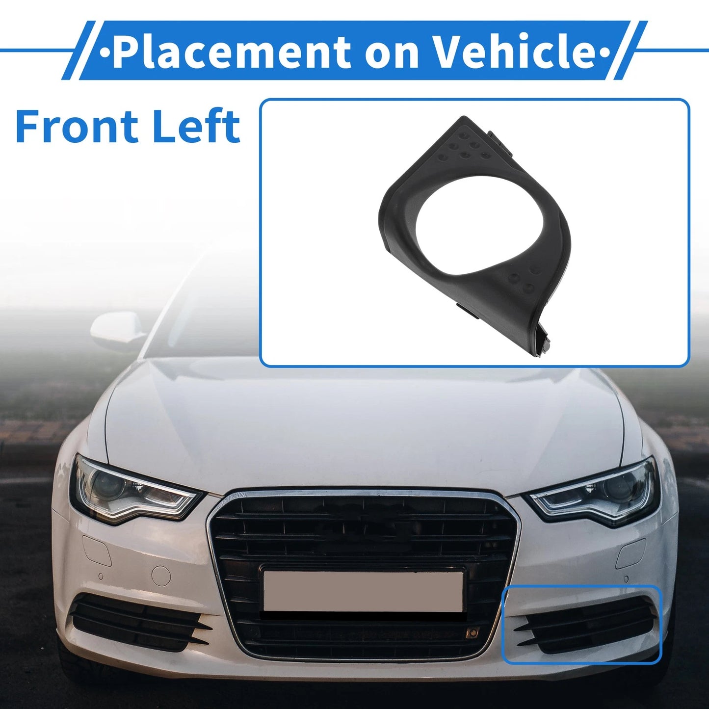 Front Left Fog Light Grill No. 71108TL0G00 for Honda Accord, Acura TSX (2009–2012)